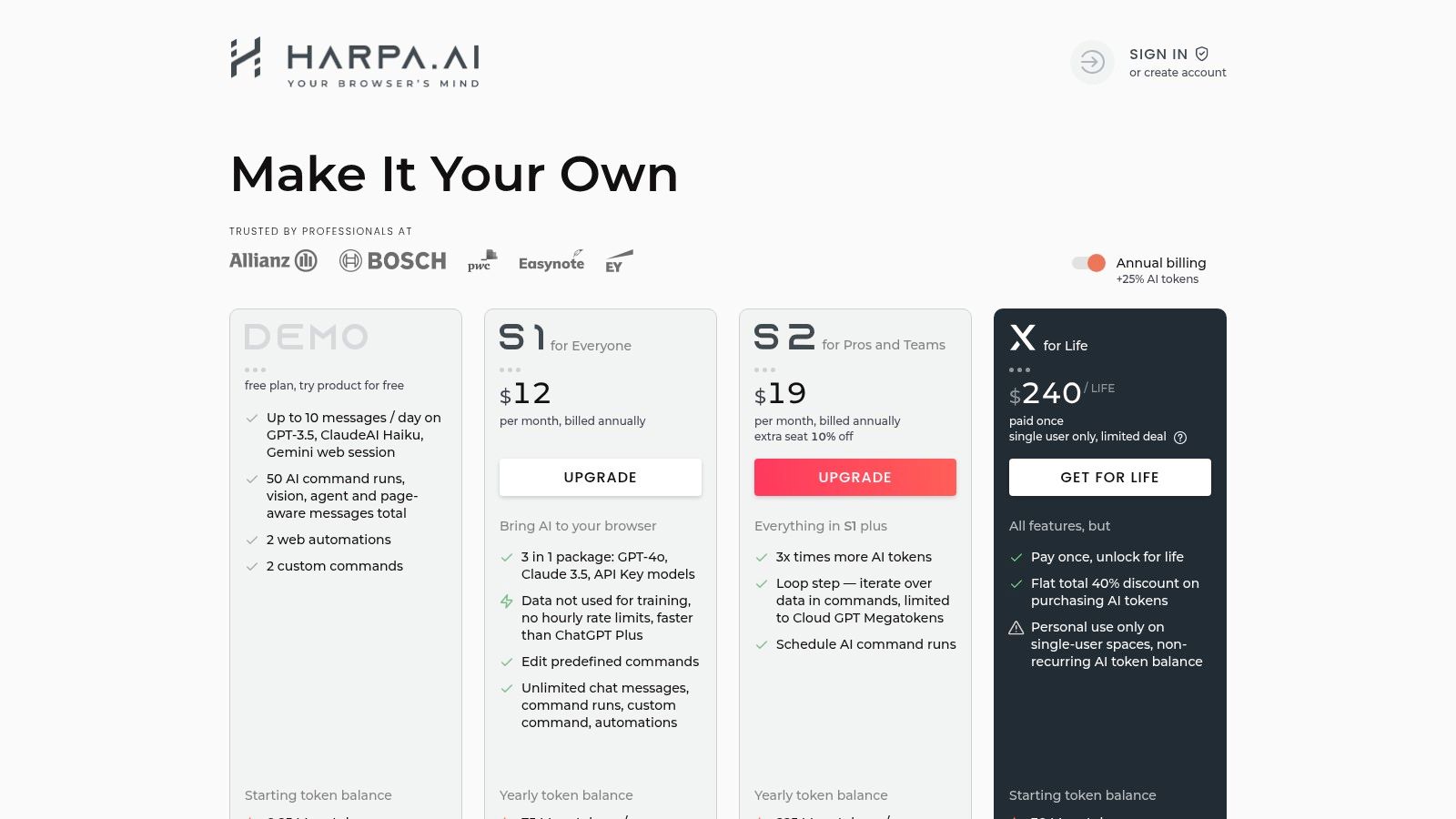 HARPA AI (Chrome extension for SERP/automation with ChatGPT)