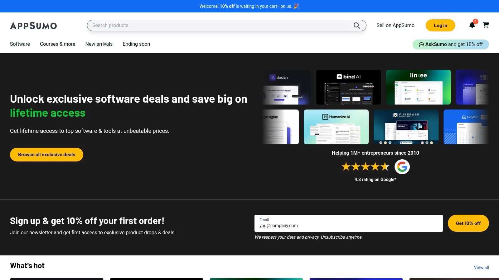 AppSumo (Marketing Reporting Deals)