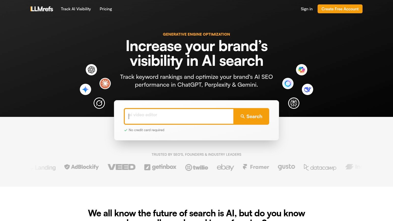 1. LLMrefs: Master Generative Engine Optimization (GEO)