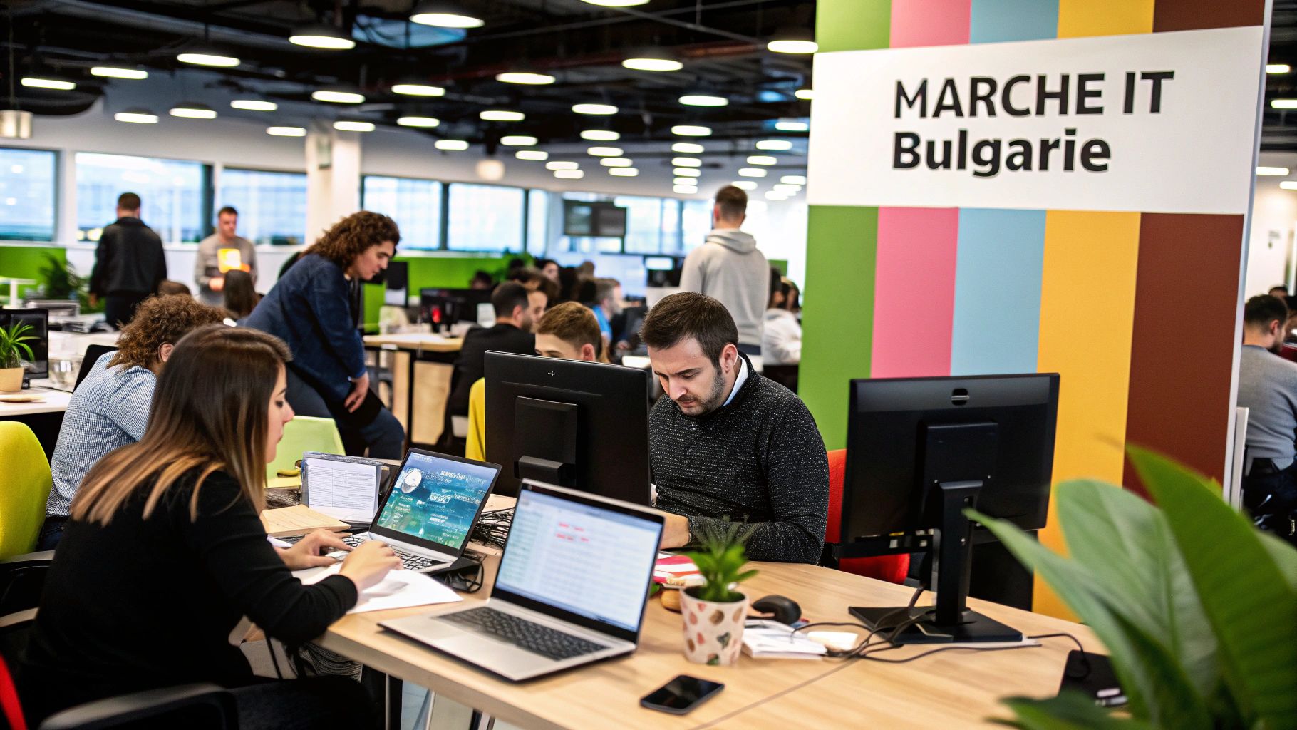 Vue panoramique sur la ville de Sofia, Bulgarie