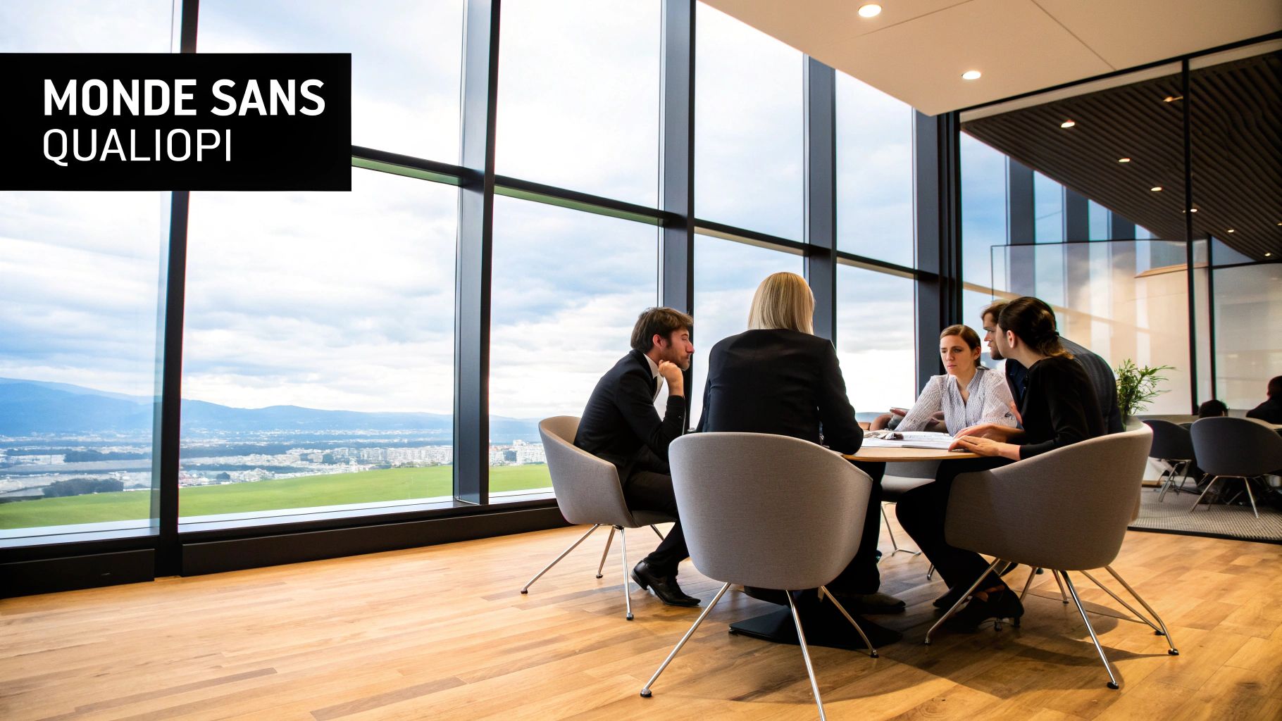 Plusieurs personnes en réunion discutant de stratégies de formation