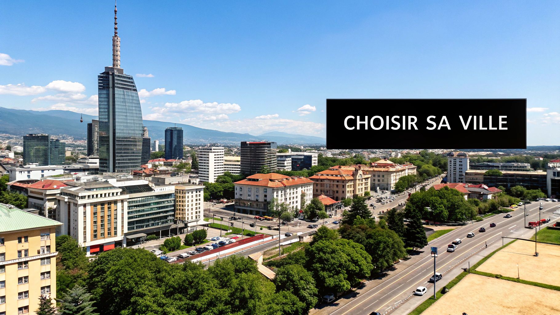 Vue panoramique de Plovdiv, une ville prisée pour une expatriation en Bulgarie