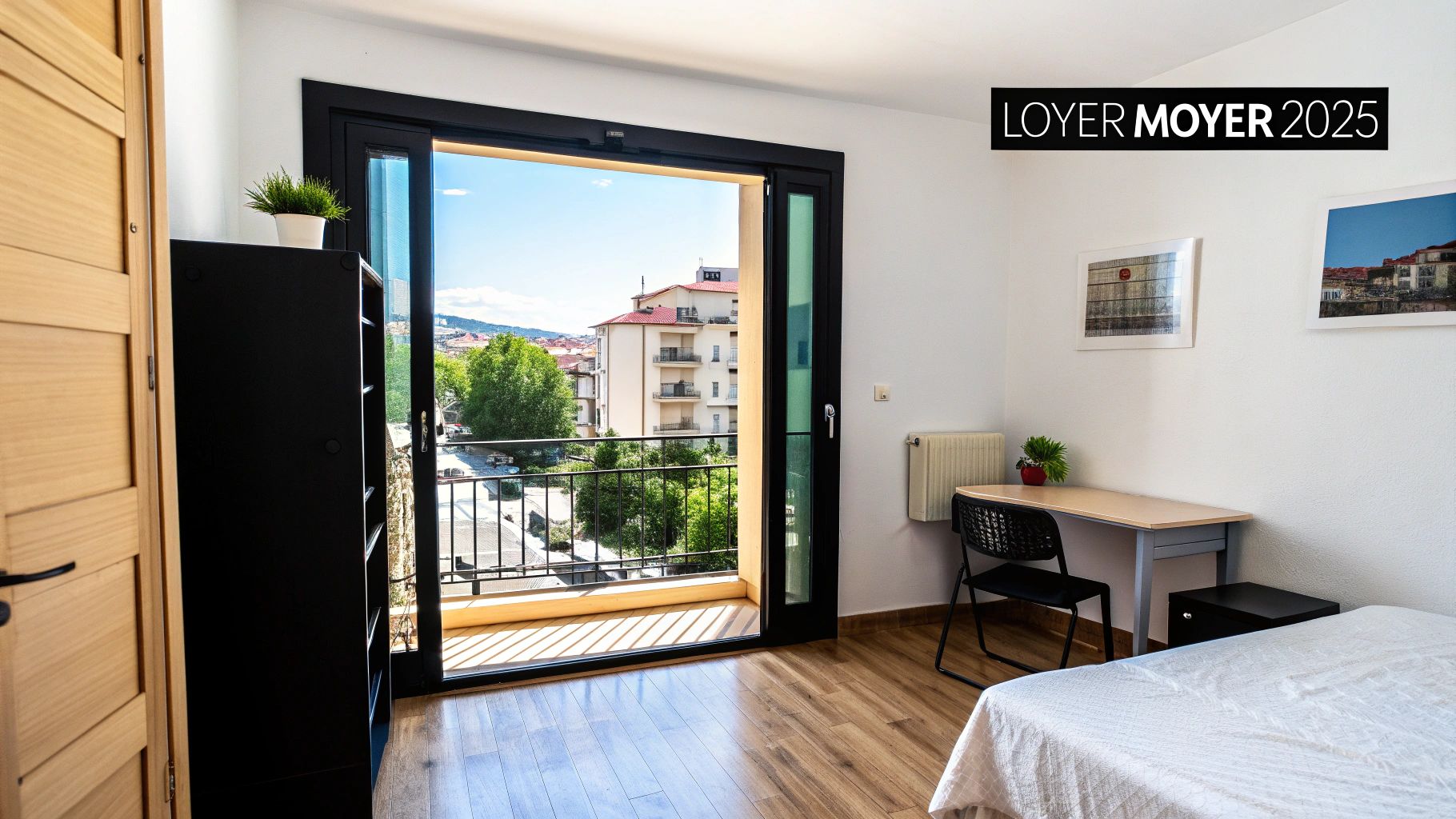 Appartement moderne et lumineux avec vue sur une ville bulgare