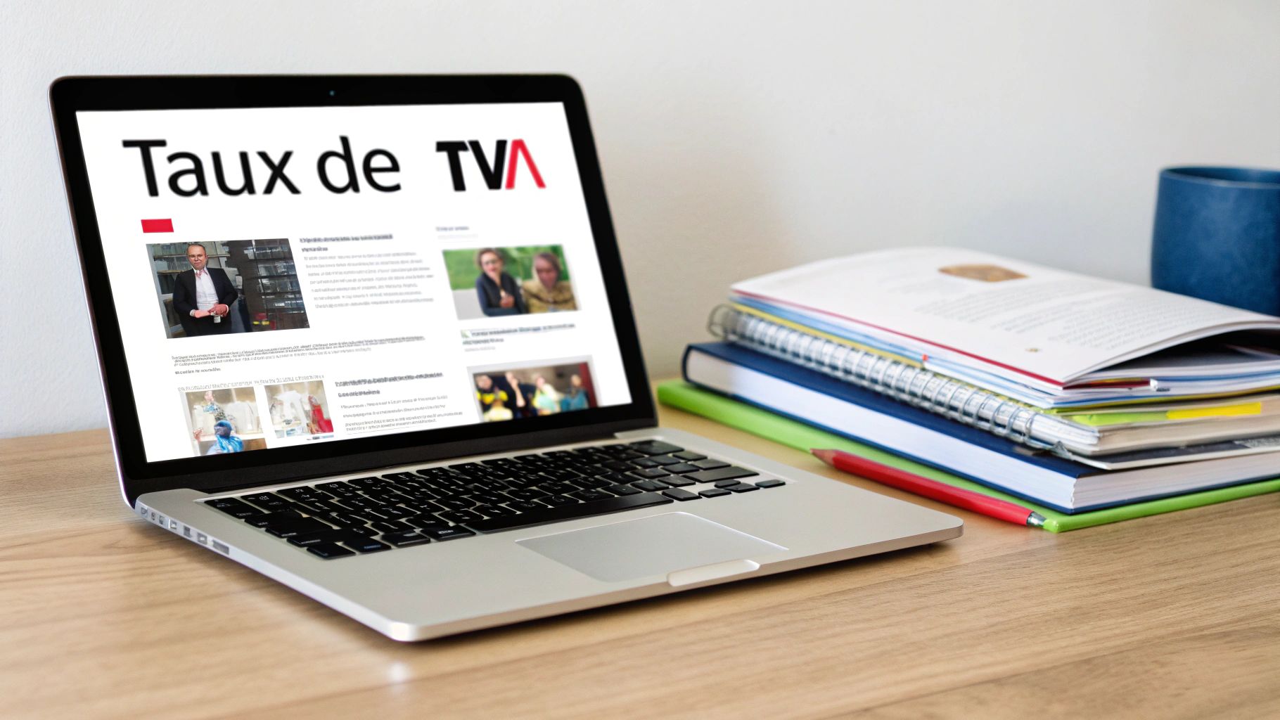 Calculatrice et documents fiscaux pour la TVA d'un organisme de formation