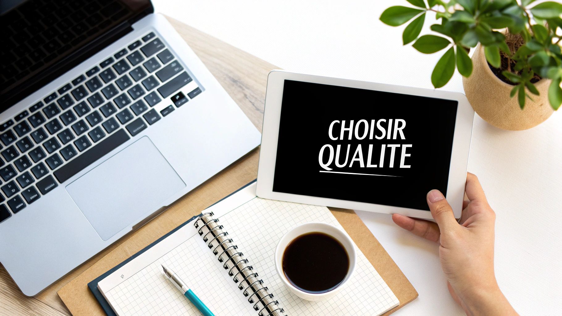 Une personne analysant attentivement un graphique sur un écran, symbolisant la sélection d'une formation.