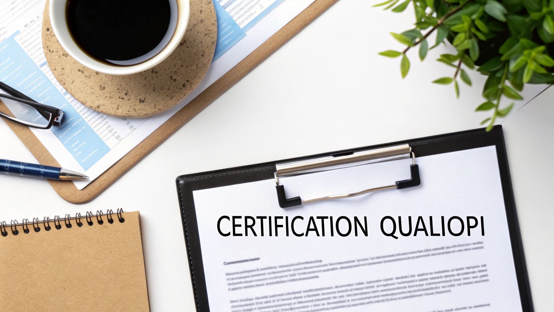 Une personne dessinant une stratégie de formation sur un tableau blanc, avec des schémas et des post-its colorés.