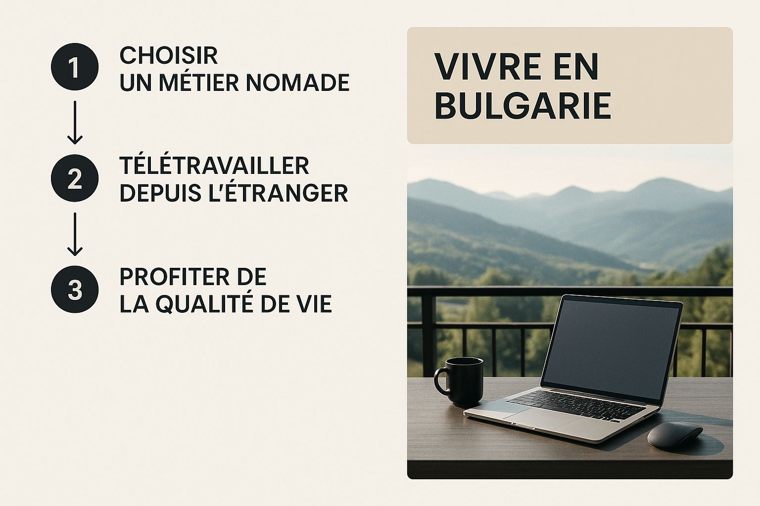 Infographic about Expatriation Bulgarie