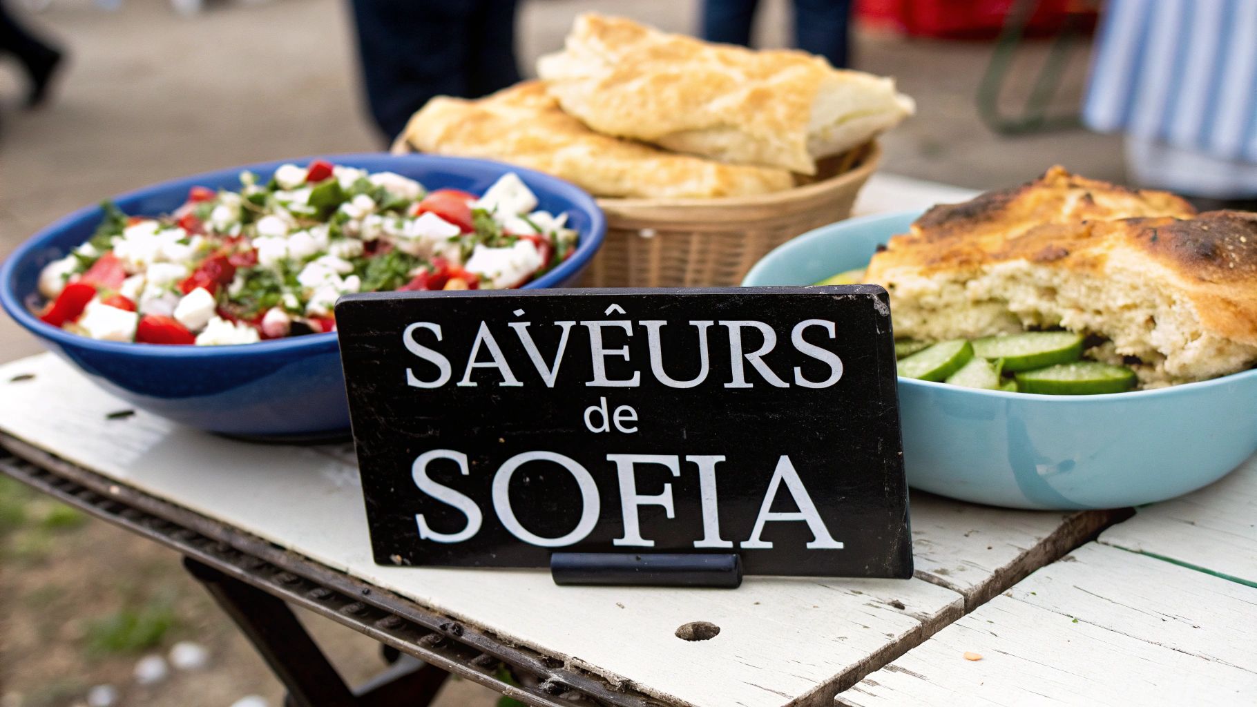 Un plat traditionnel bulgare servi dans un restaurant à Sofia