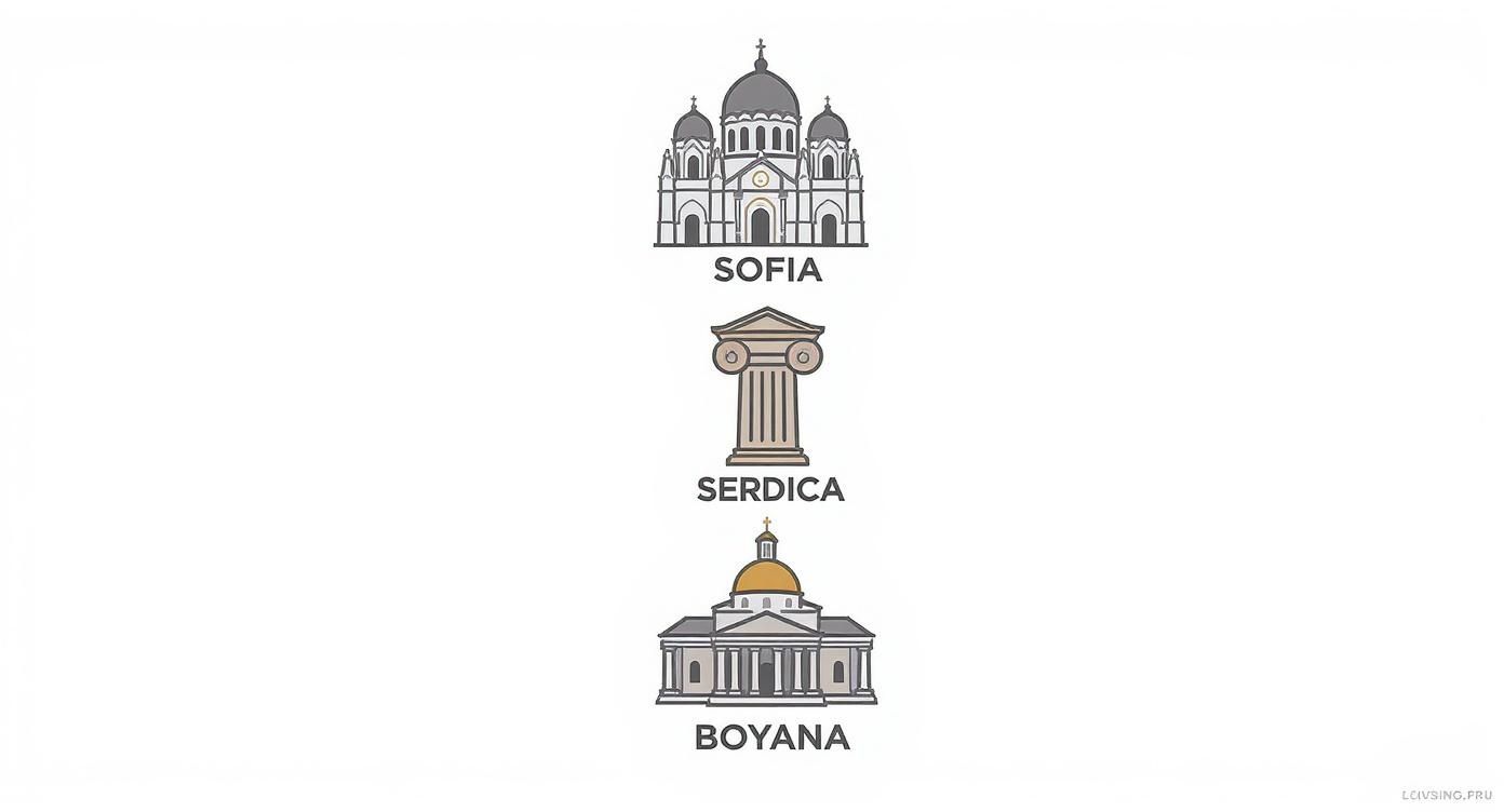 Infographic about bulgarie sofia tourisme