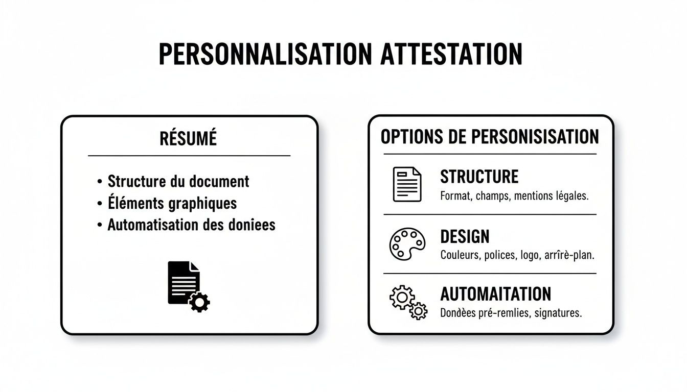 Infographic about attestation de formation modèle