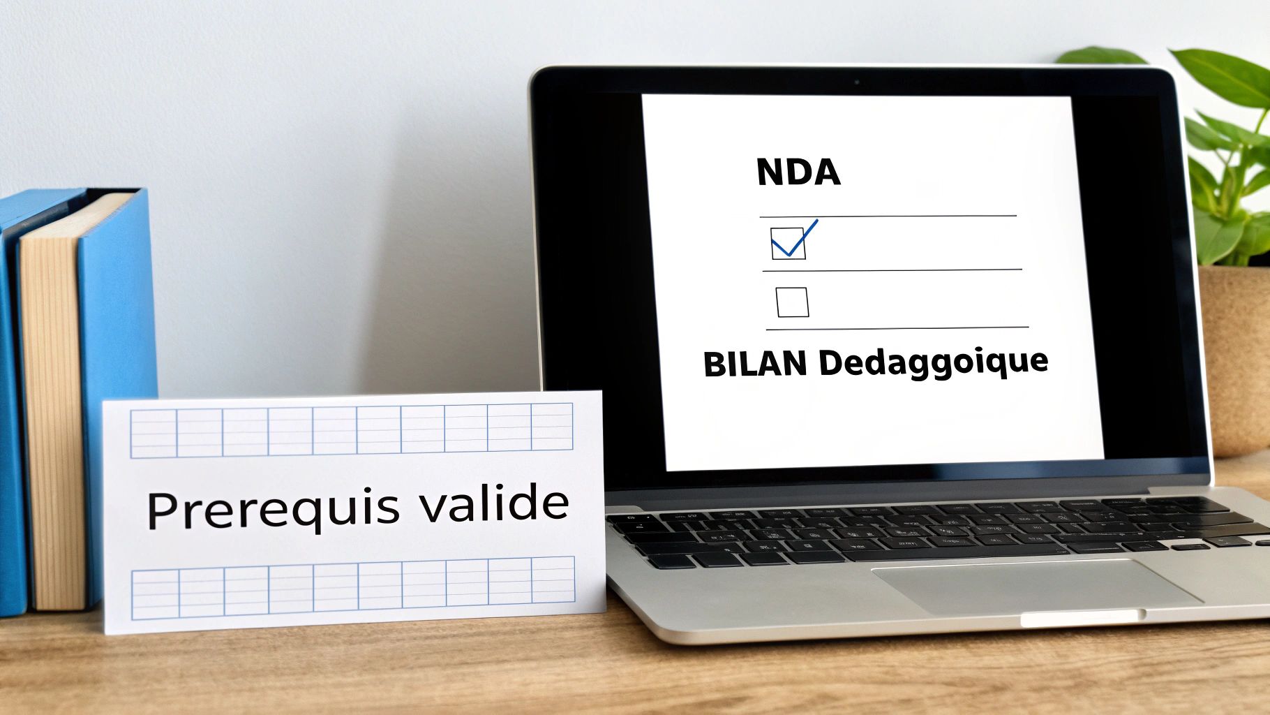 Une personne planifiant sa démarche de certification sur un tableau blanc