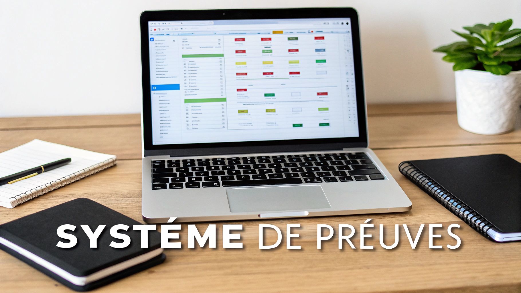 Personne organisant des dossiers numériques sur un ordinateur, illustrant la gestion des preuves pour une démarche qualité en formation.