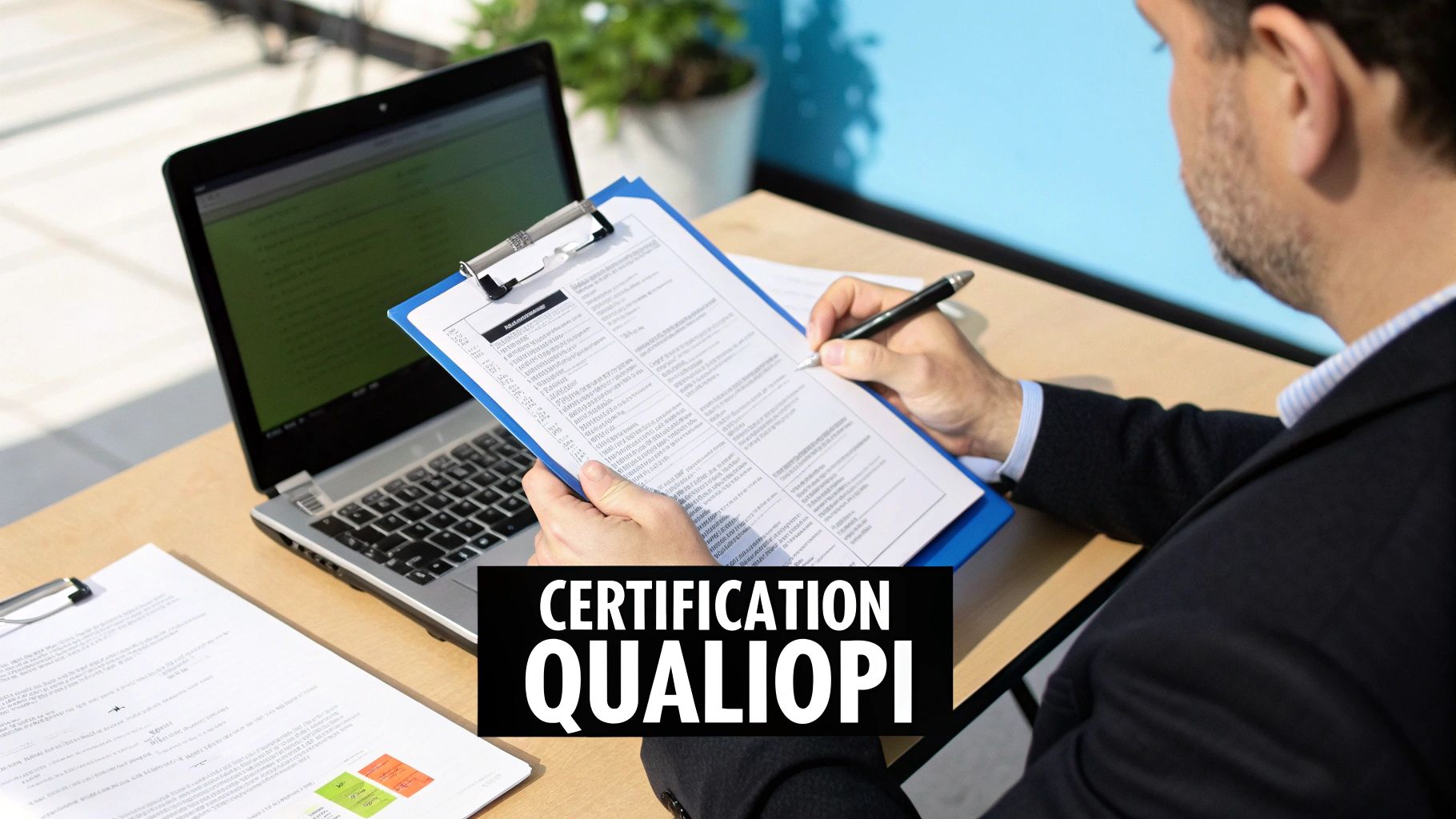 Personne dessinant une stratégie de formation sur un tableau blanc