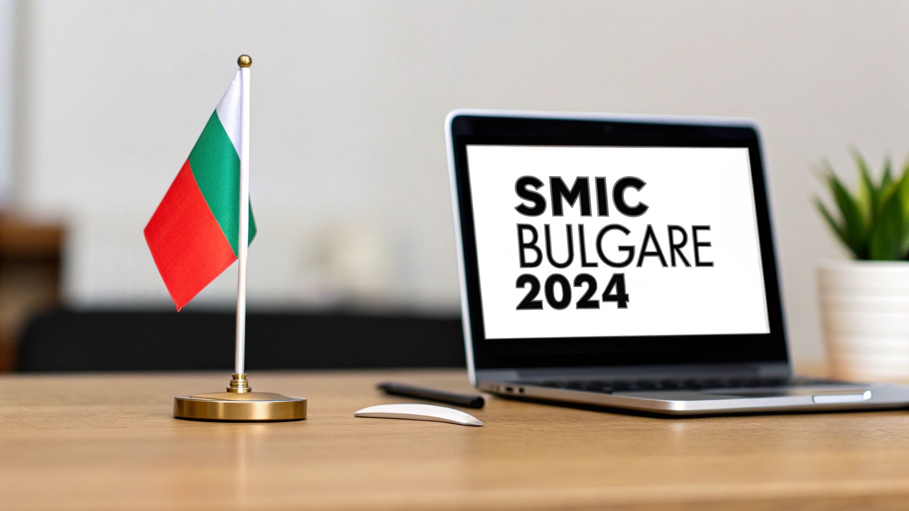 Travailleur bulgare examinant des documents financiers dans un bureau