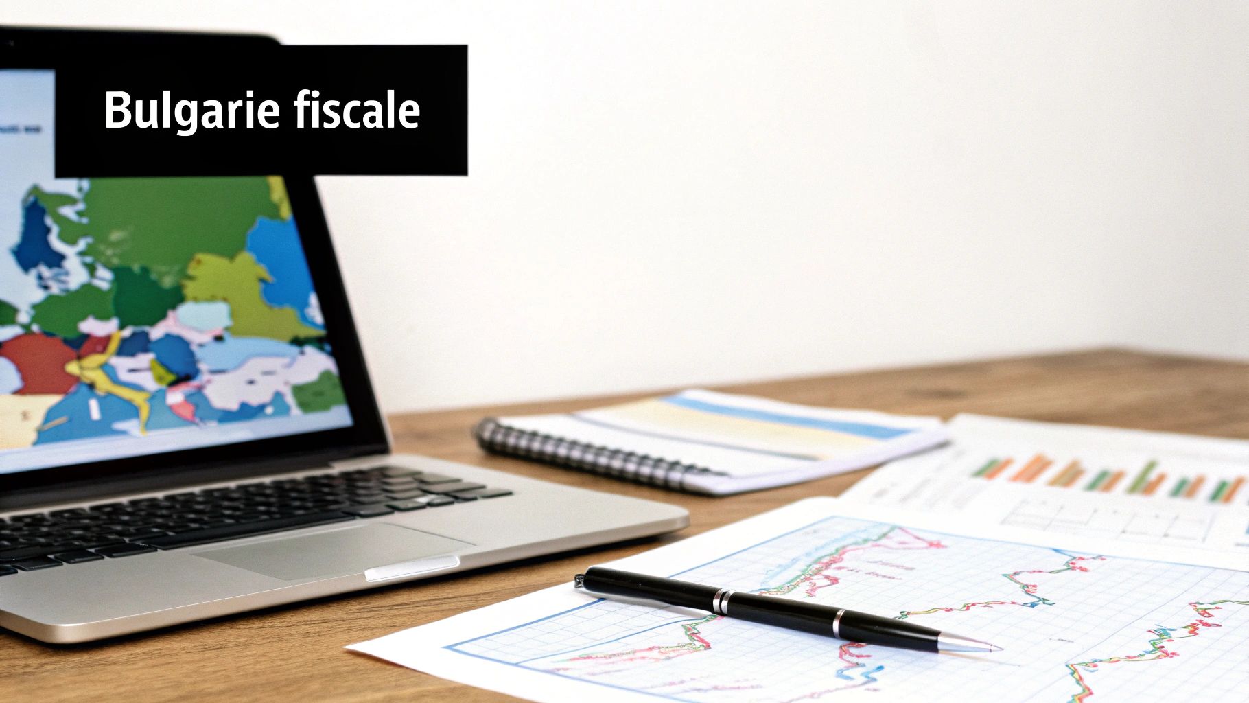 Vue panoramique de Sofia, la capitale de la Bulgarie, avec des bâtiments modernes et des montagnes en arrière-plan