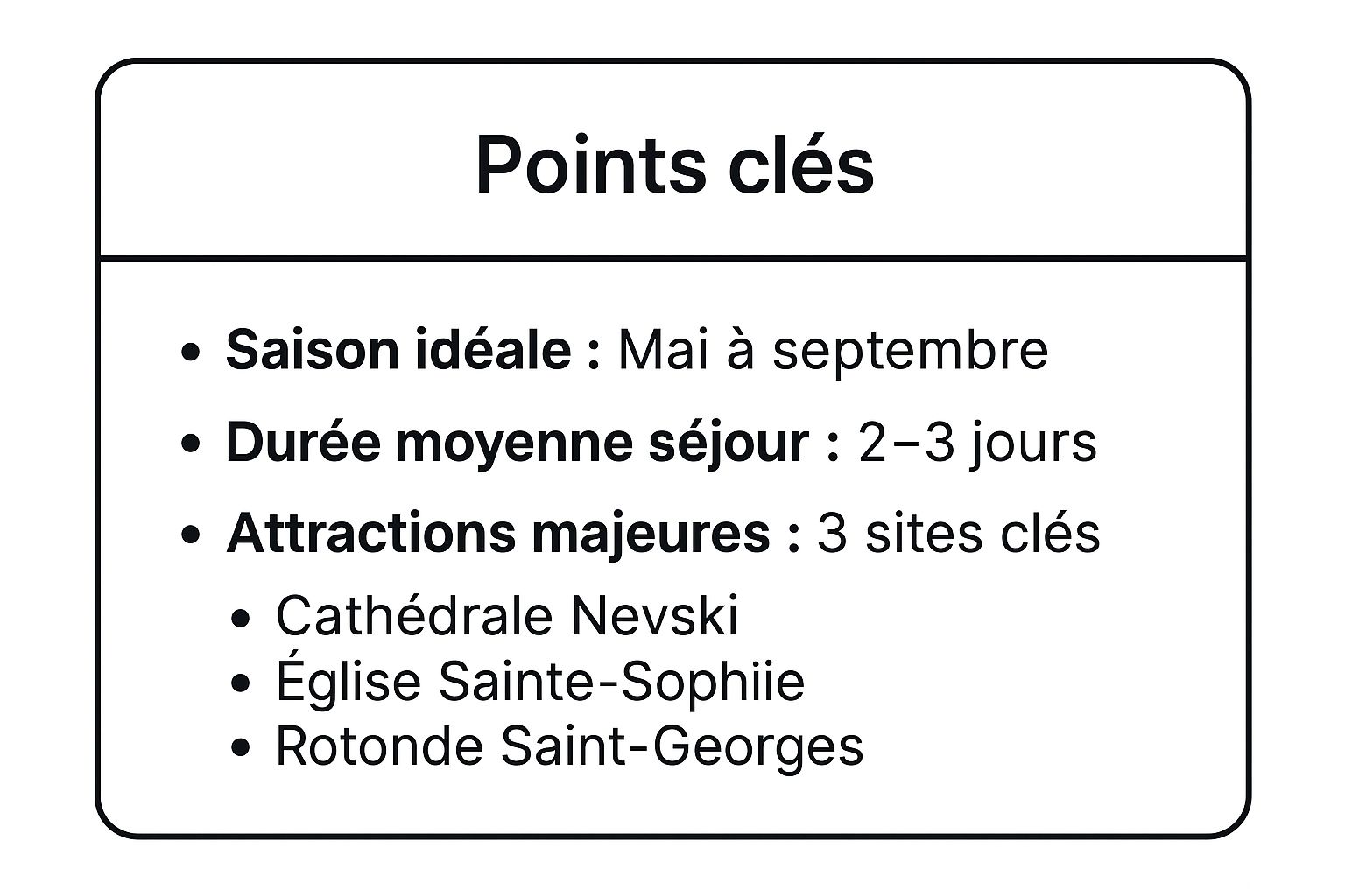 Infographic showing key data about Sofia - La capitale historique
