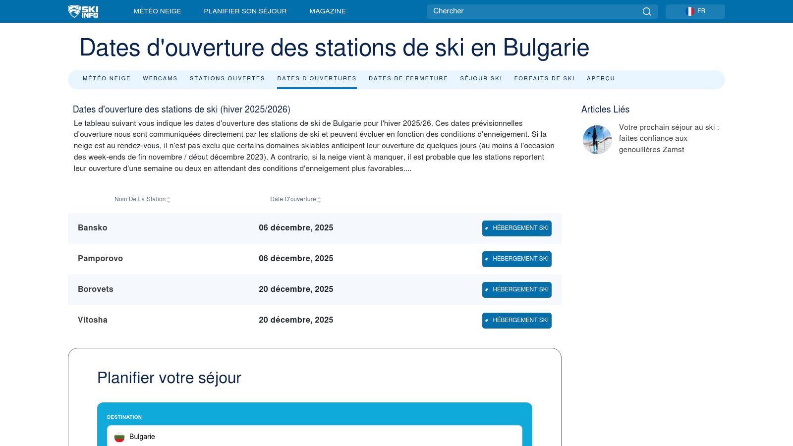 Skiinfo / OnTheSnow (version française)