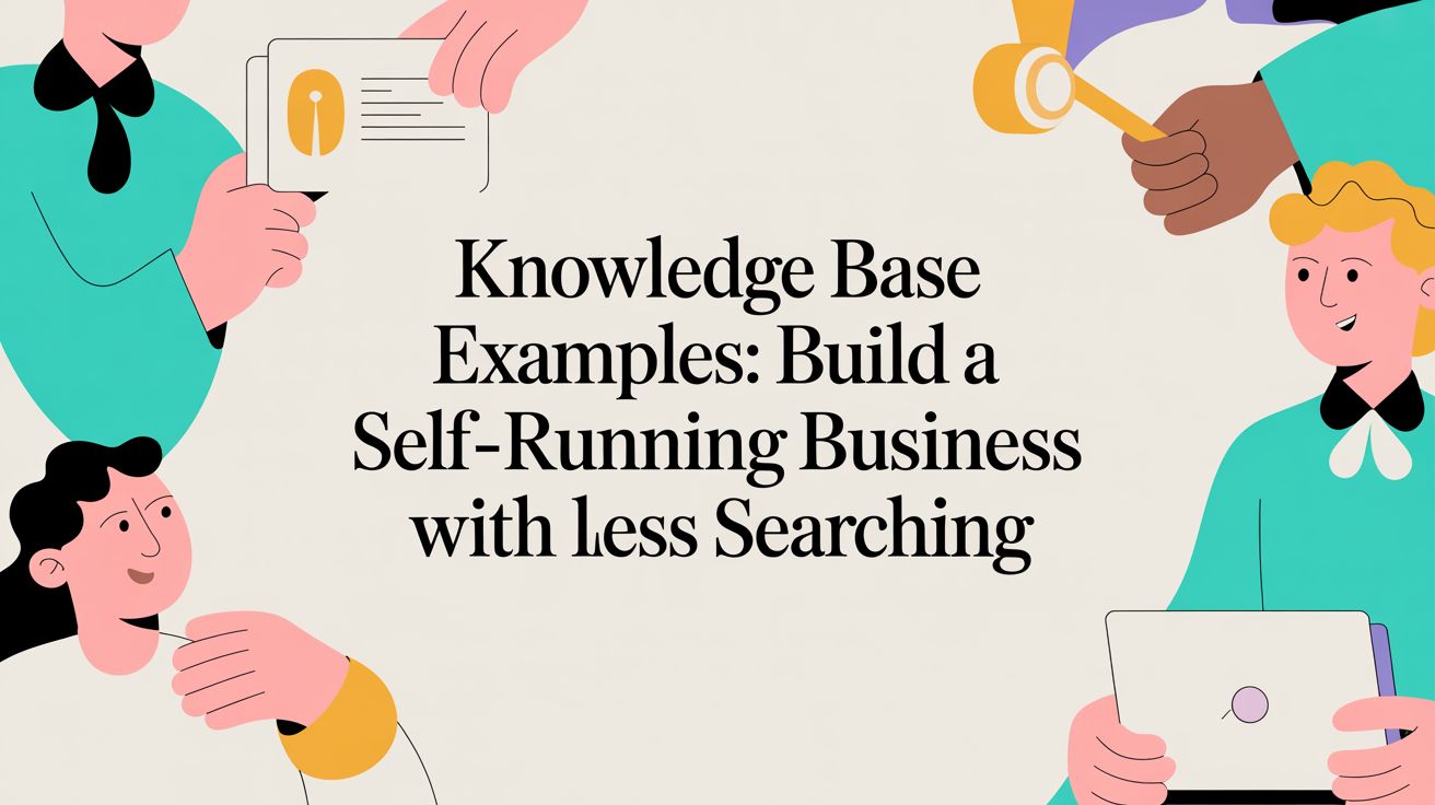 Knowledge base examples: Build a self-running business with less searching