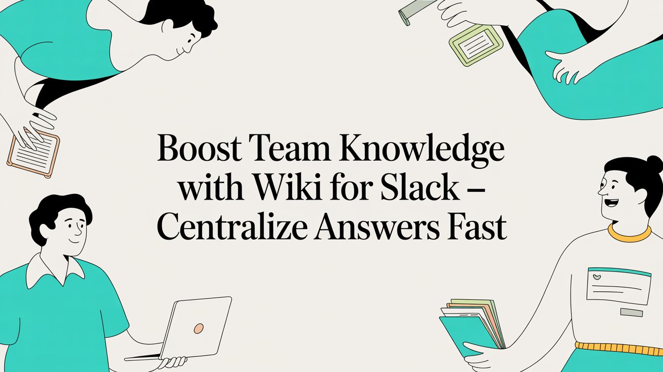 Boost Team Knowledge with wiki for slack - Centralize Answers Fast