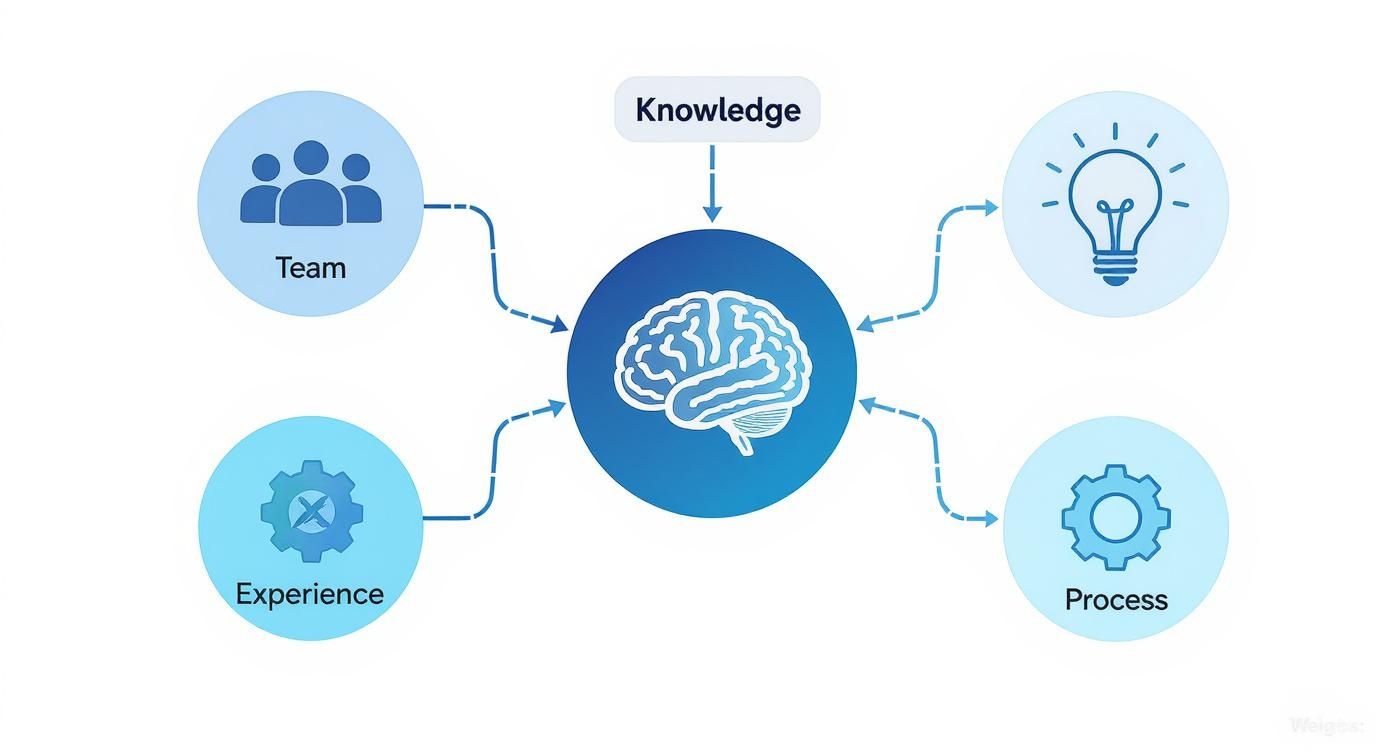 Infographic about what is institutional knowledge