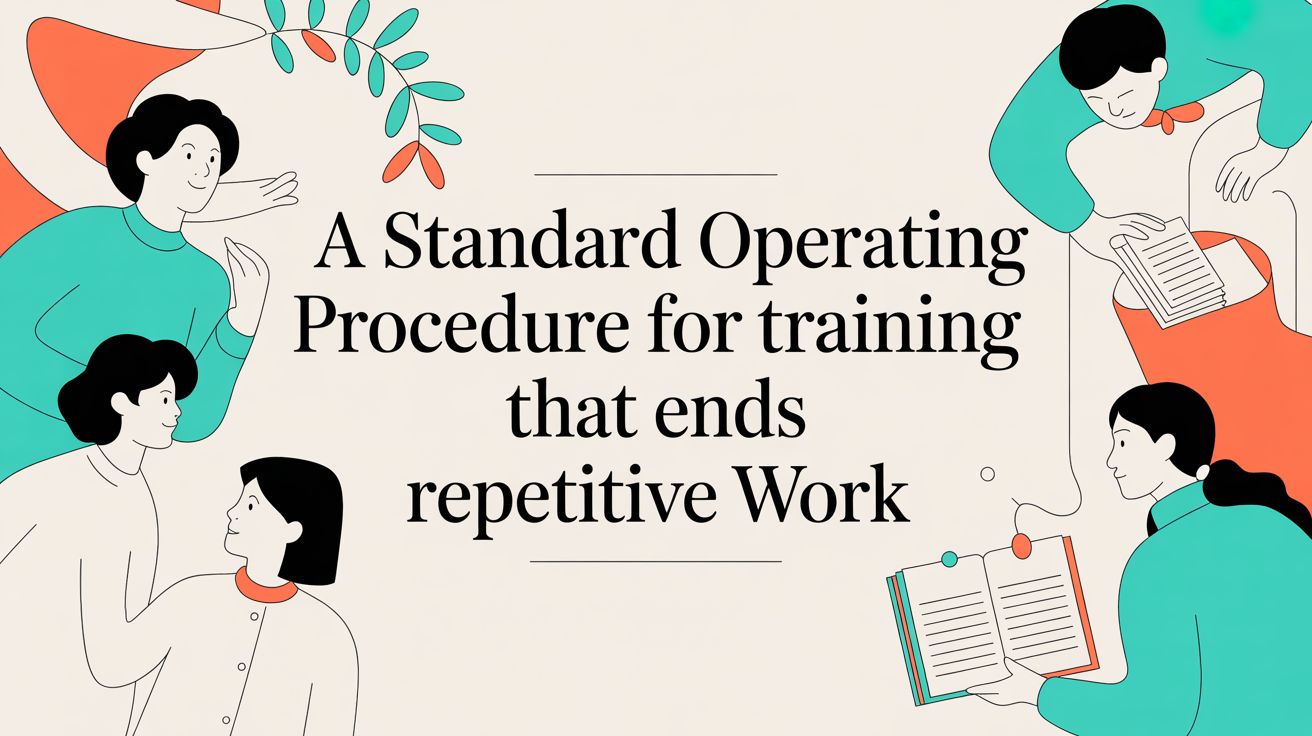 A Standard Operating Procedure for Training That Ends Repetitive Work