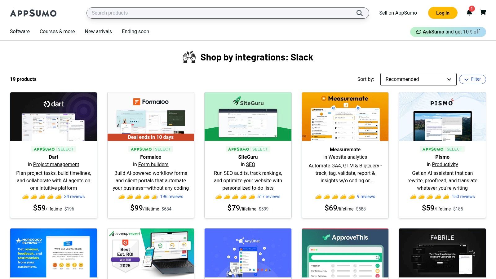 AppSumo – Slack Integrations Collection