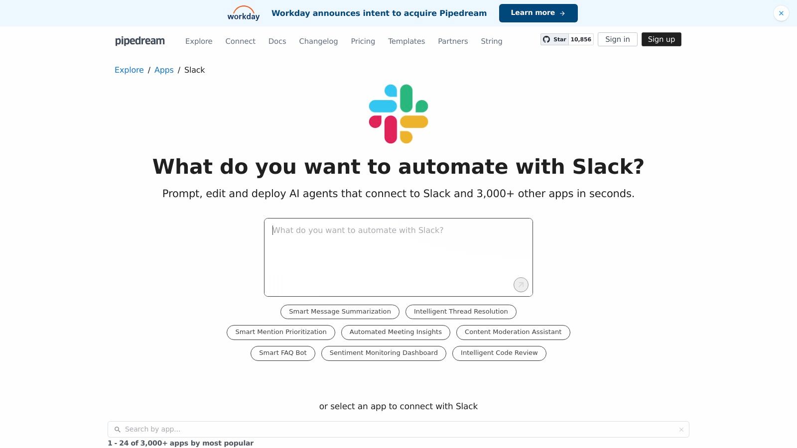 Pipedream – Slack Integrations Hub