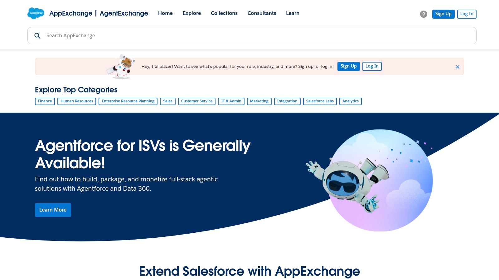 Salesforce AppExchange (Slack + Salesforce integrations)