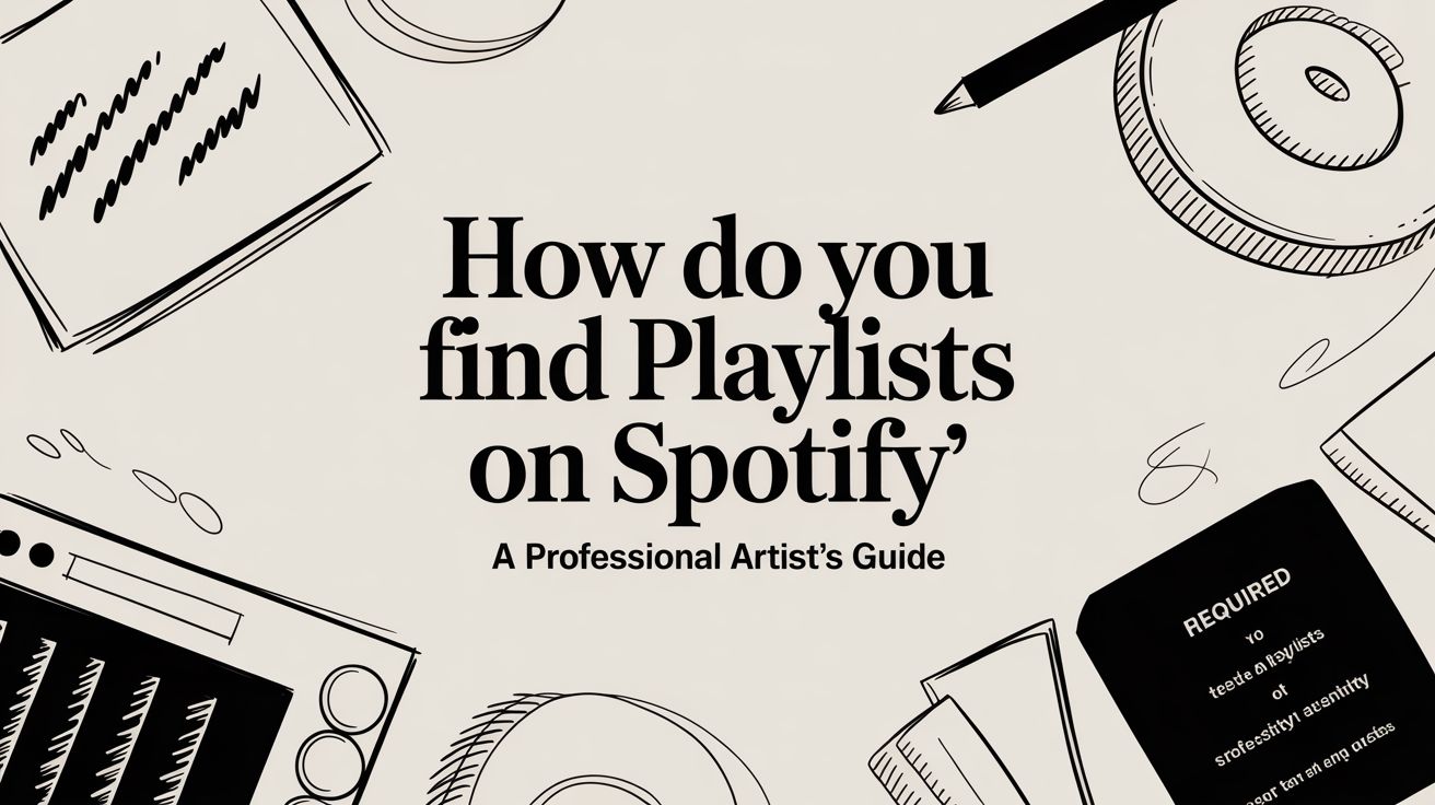 How Do You Find Playlists On Spotify: A Professional Artist's Guide