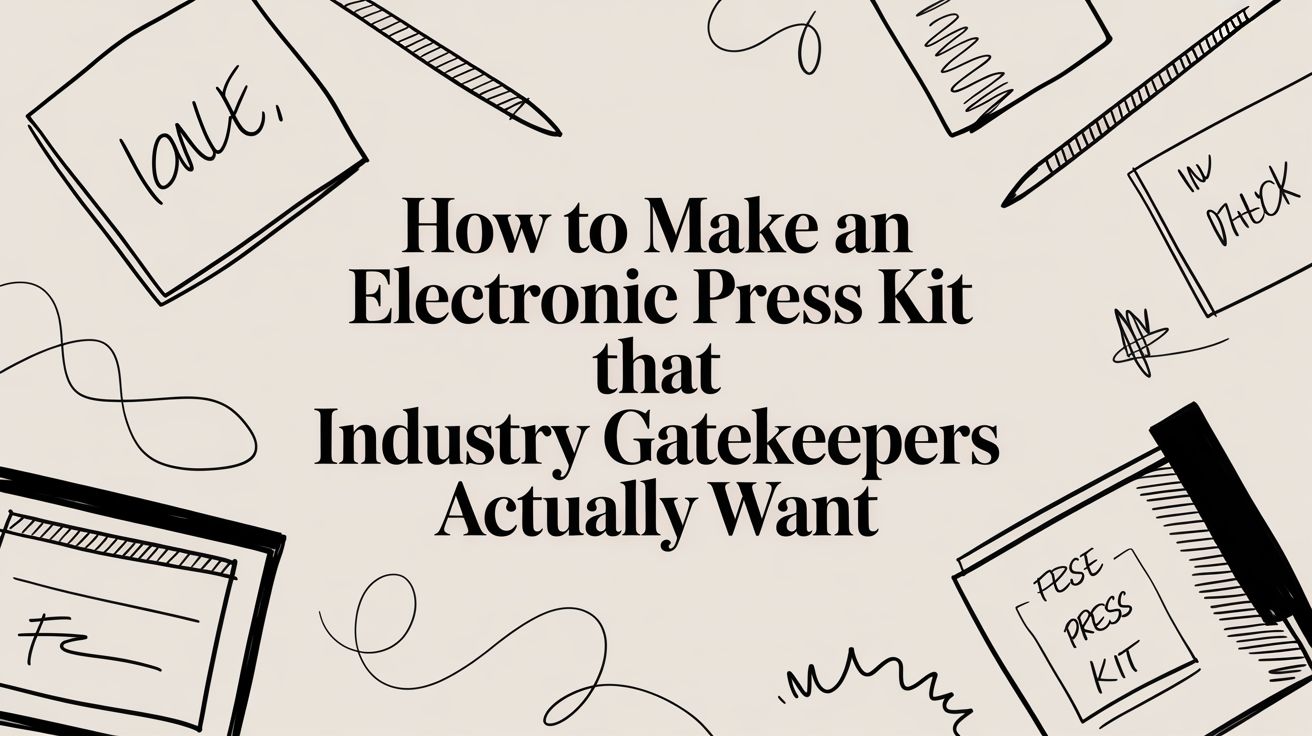 How to Make an Electronic Press Kit That Industry Gatekeepers Actually Want