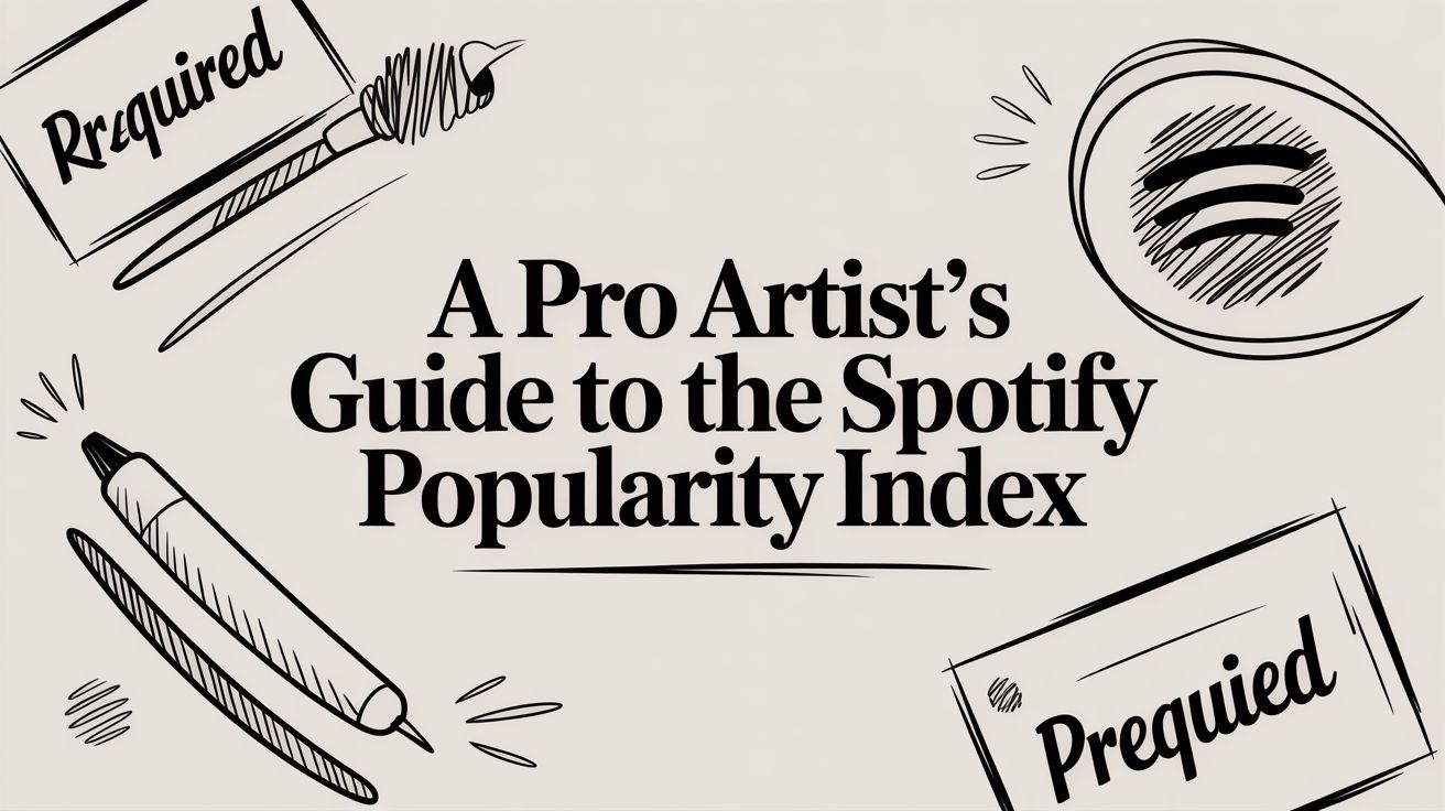 A Professional Artist's Guide to the Spotify Popularity Index