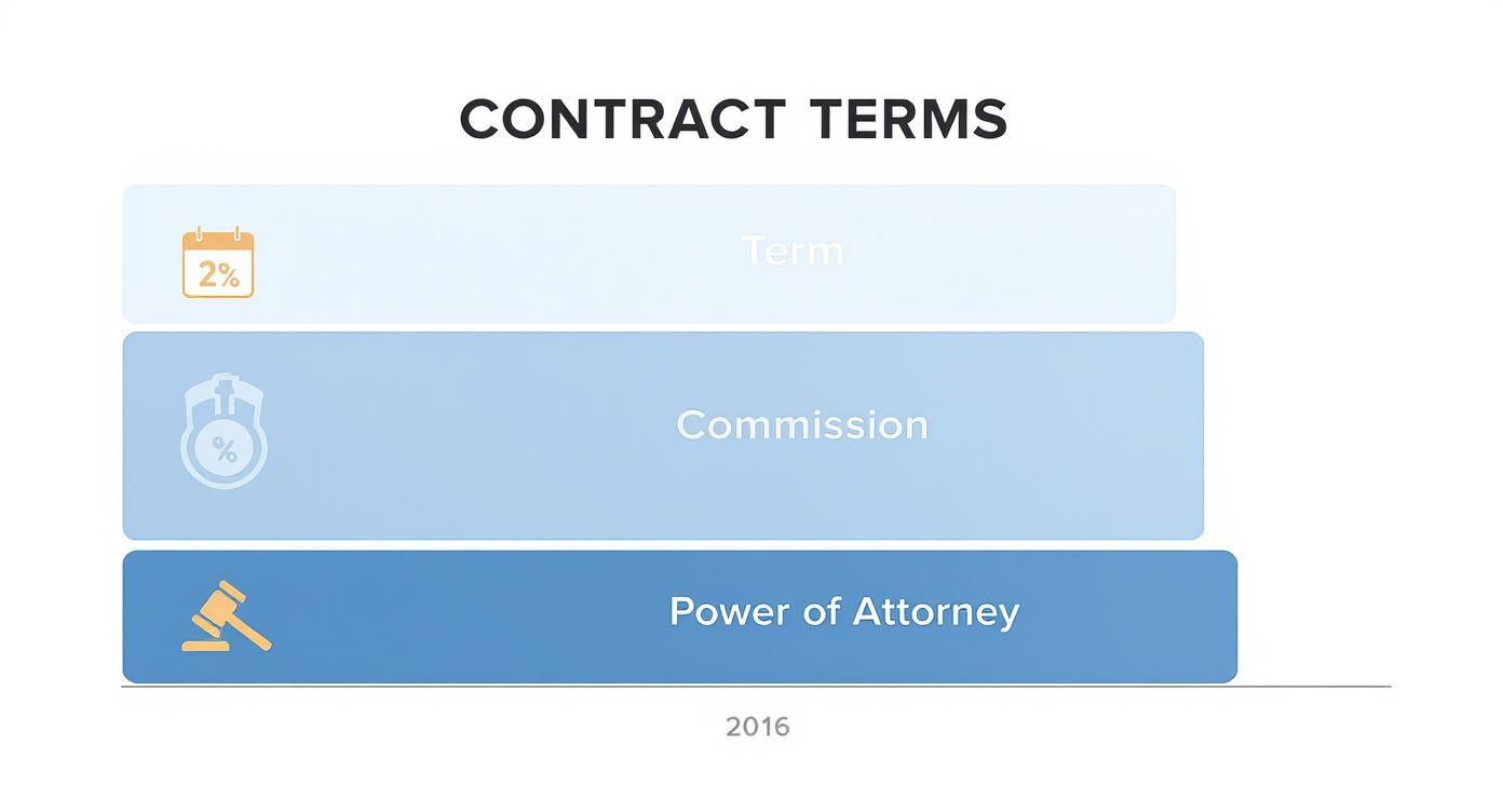 Infographic about artist management contract template