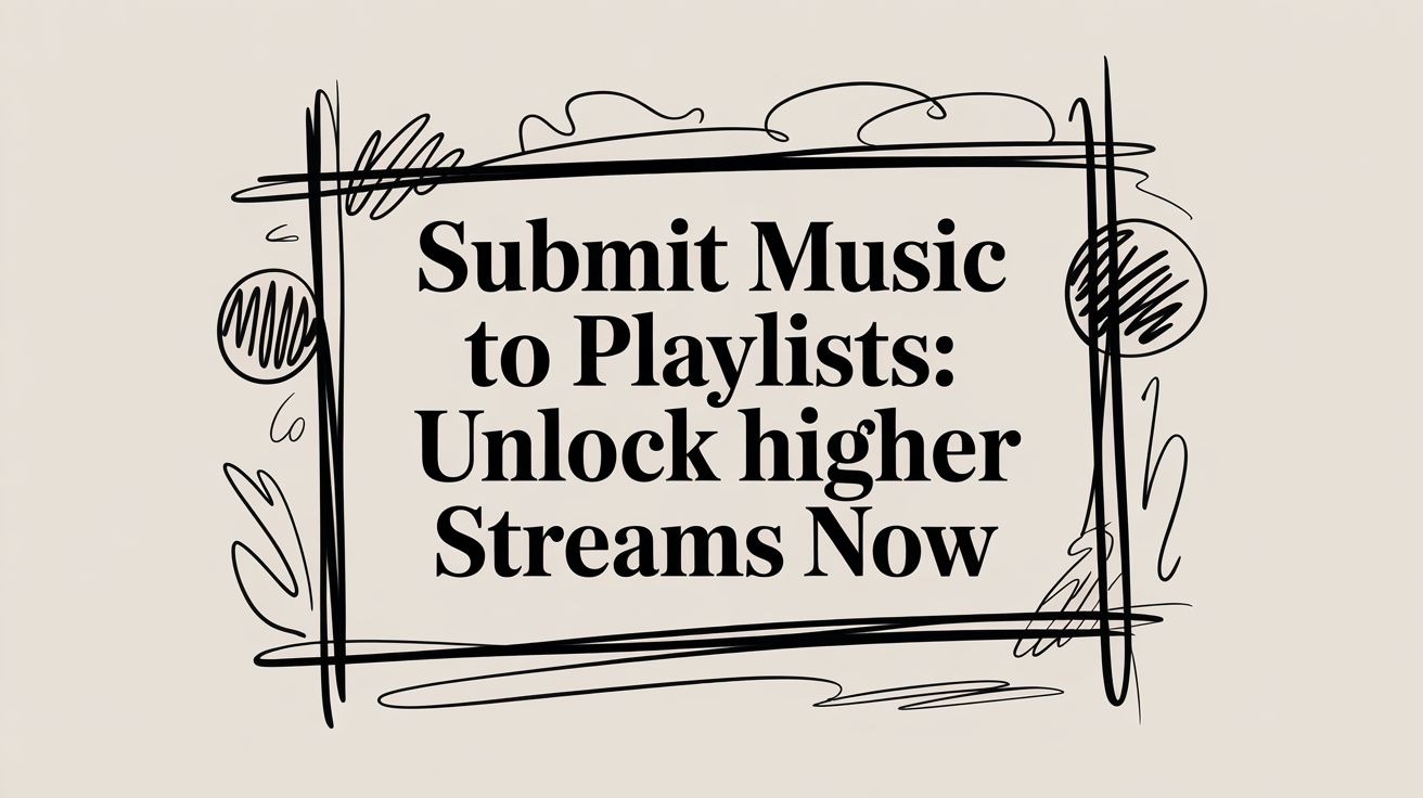 Submit music to playlists: unlock higher streams now