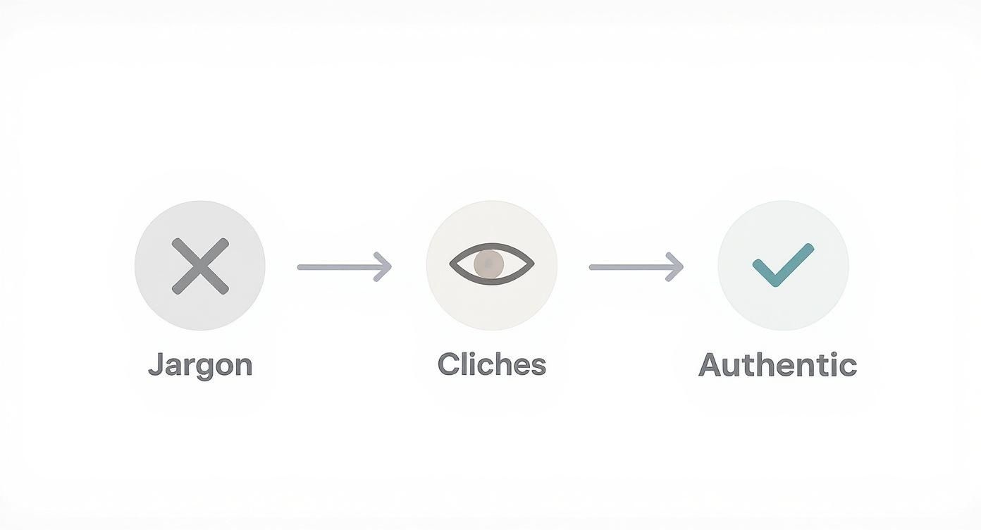 Infographic about how to write an artist bio