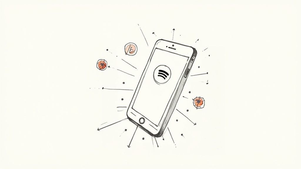 An artist performing on stage in front of a large, excited crowd at a concert.