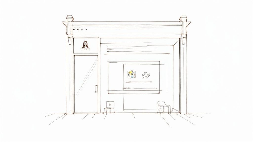 An artist's cohesive brand shown across a laptop, phone, and vinyl cover, illustrating a strong digital foundation for music industry promotion.