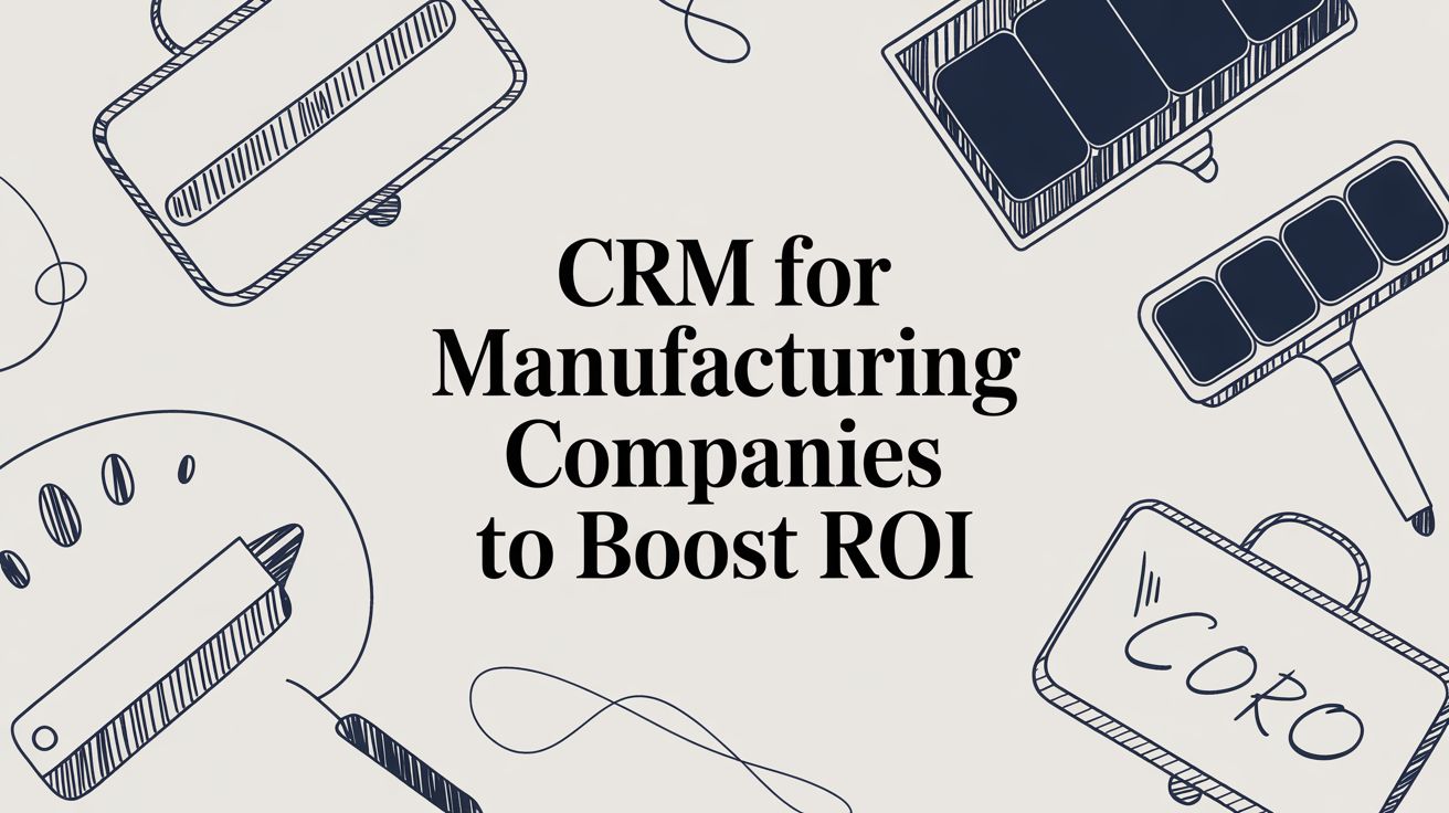 CRM for Manufacturing Companies to Boost ROI