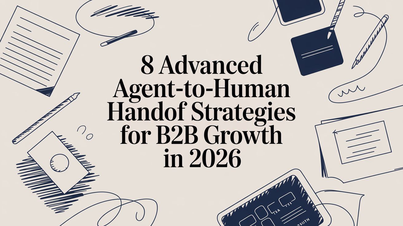 8 Advanced Agent-to-Human Handoff Strategies for B2B Growth in 2026