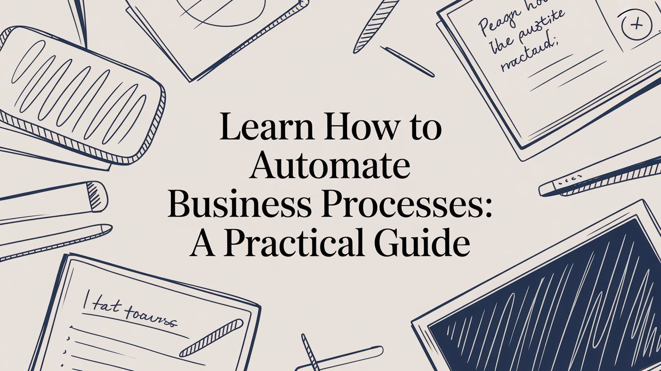 Learn how to automate business processes: a practical guide