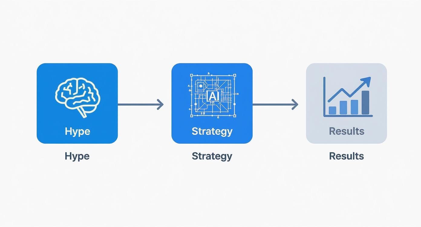 Infographic about artificial intelligence business strategy