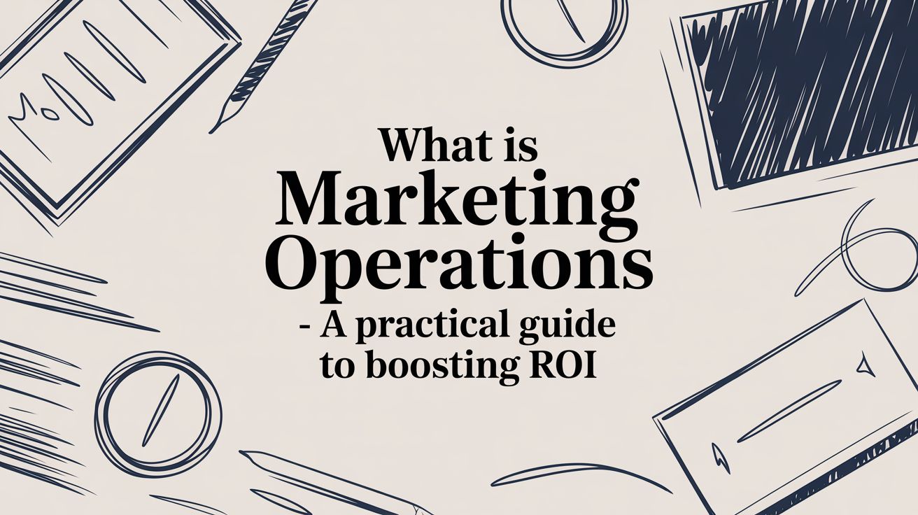 what is marketing operations - a practical guide to boosting ROI