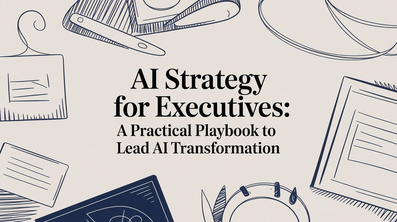 AI Strategy for Executives: A Practical Playbook to Lead AI Transformation