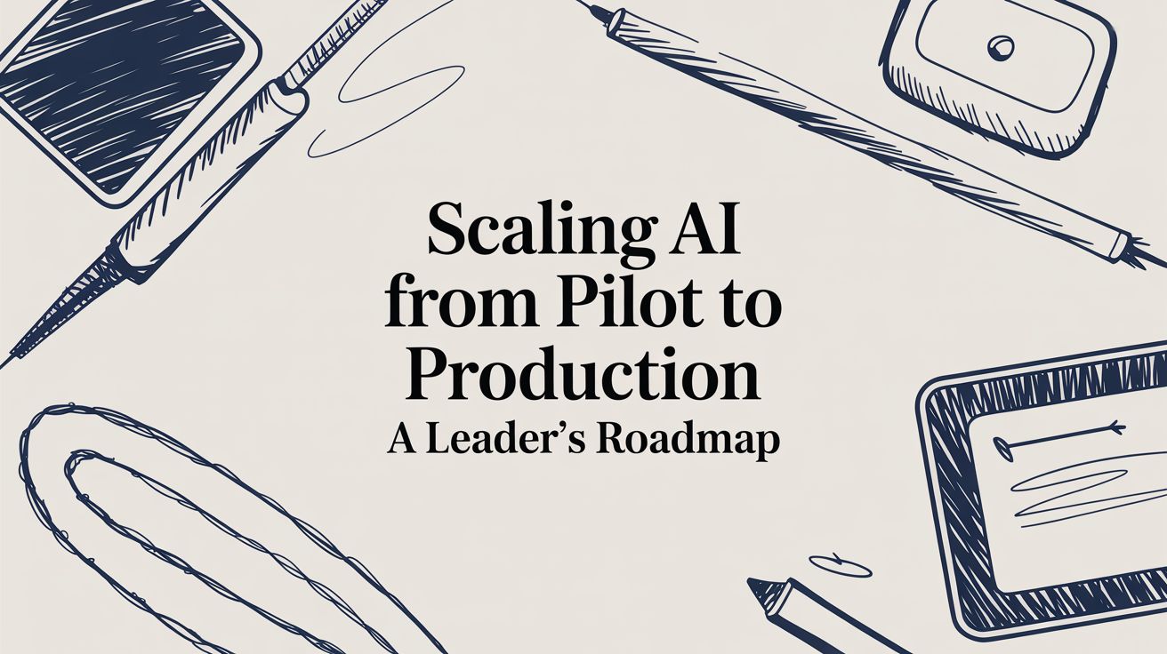 Scaling AI from Pilot to Production A Leader's Roadmap