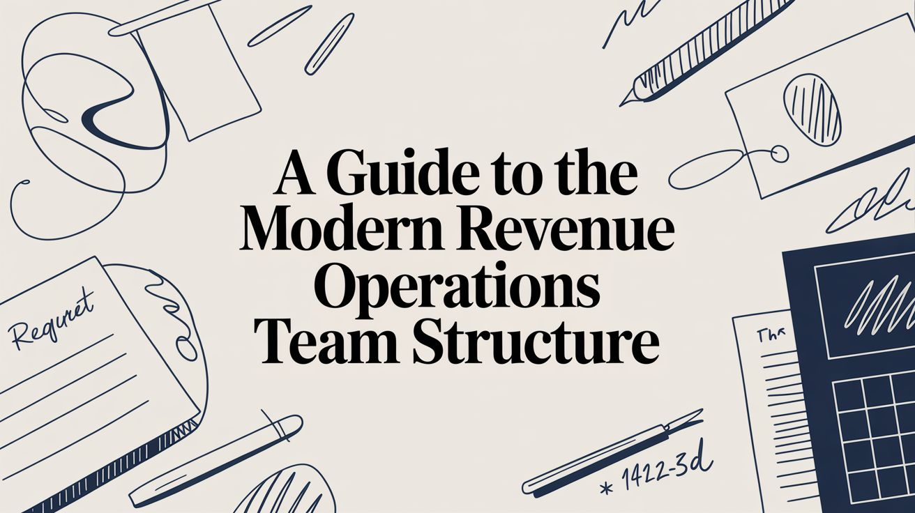 A Guide to the Modern Revenue Operations Team Structure