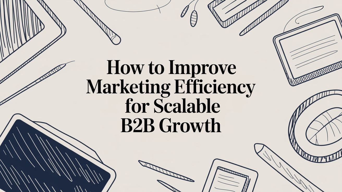 How to Improve Marketing Efficiency for Scalable B2B Growth