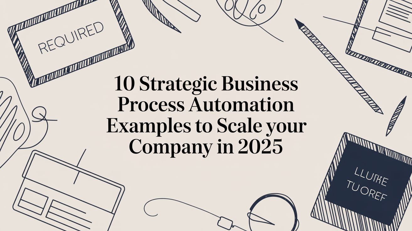 10 Strategic Business Process automation Examples to Scale Your Company in 2025