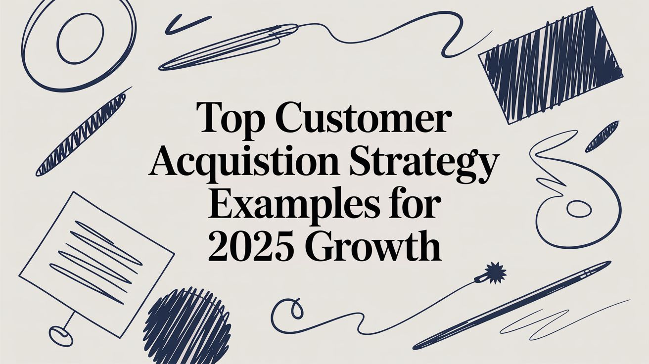 Top Customer Acquisition Strategy Examples for 2025 Growth