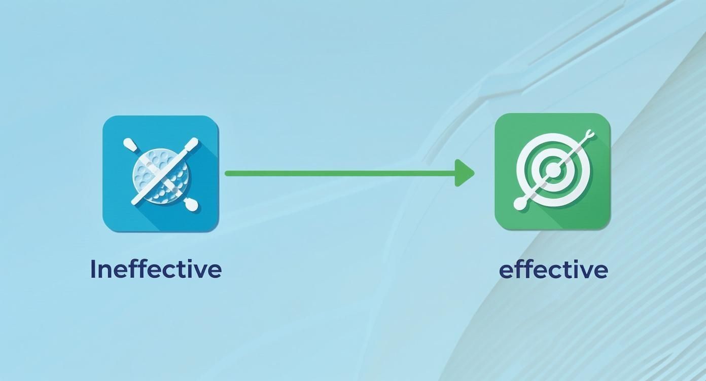 Infographic about golf swing practice