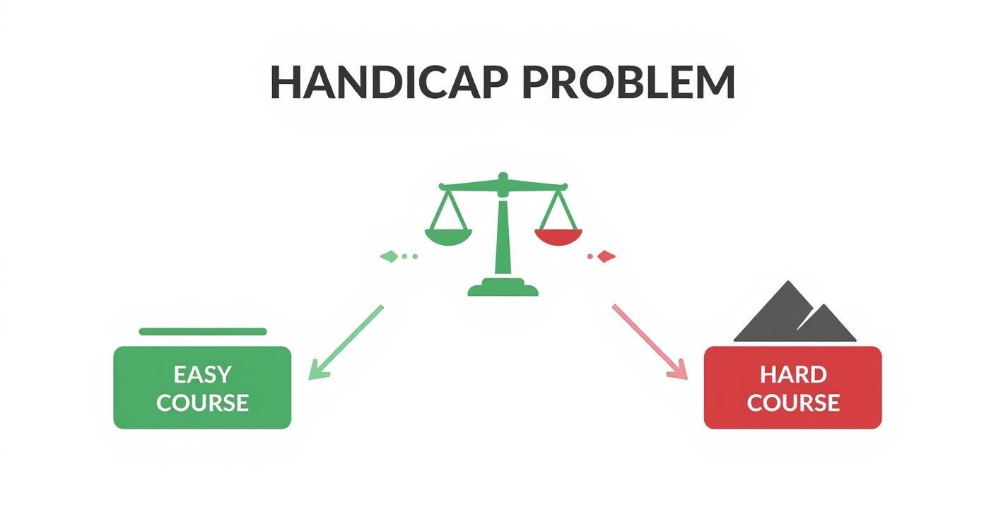 Infographic about what is slope rating