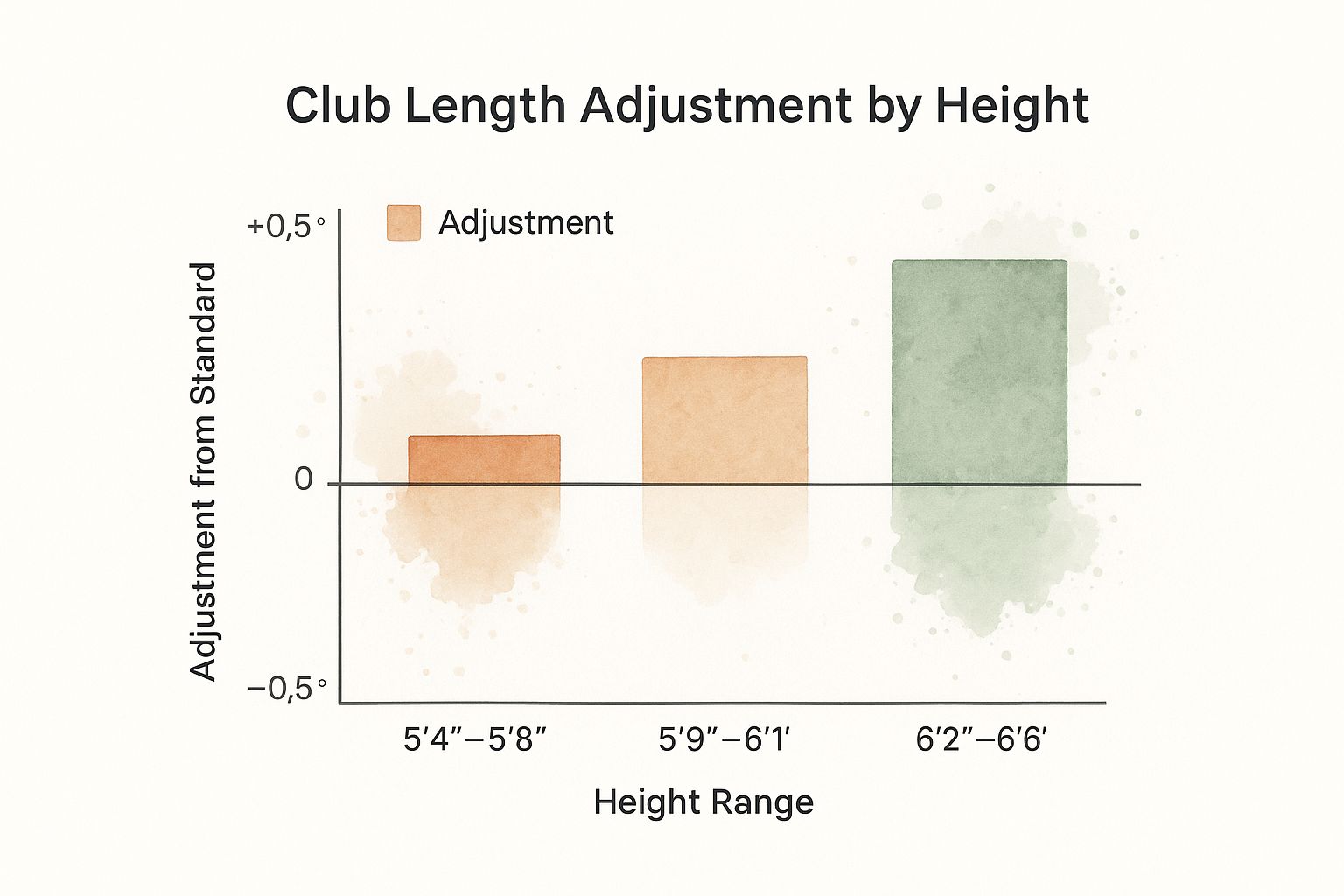 Infographic about how to pick out golf clubs